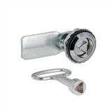 фото 1 -Замок щитовой поворотный 705, d19*30мм (защелка, треугольный ключ)