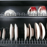 фото 5 -Сушка 600мм ГРАФИТ (премиум, УСИЛЕННЫЙ посудосушитель 2 уровня, 2 поддона, плоский пруток)