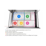 фото 2 -Корзина сушка в НИЖНЮЮ базу 900мм (ДОВОДЧИК СКРЫТЫЙ) с поддоном выдвижная (посудосушитель, KRS06, плоский пруток)