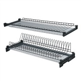 Сушка 900мм ЧЕРНЫЙ UMМ-26 (УСИЛЕННЫЙ посудосушитель 2 уровня, 2 поддона)