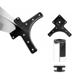 фото 3 -Опора регулируемая квадратная h=710 / 50*50мм ХРОМ (КВАДРО J15 ножка, металл, усы)