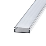 фото 2 -Алюминиевый профиль АЛЮМИНИЙ с экраном для светодиодной ленты (3М, комплект, НАКЛАДНОЙ, 3000*17*7)