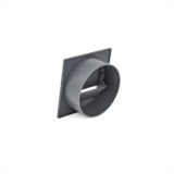 фото 2 -Кабель-канал квадратный СЕРЫЙ (66*66, заглушка столешницы, под провода, D=60)