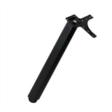 Опора регулируемая квадратная h=710 / 50*50мм ЧЕРНЫЙ (КВАДРО J15 ножка, металл, усы)