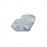 Стеклодержатель пластиковый кляймер, КВАДРАТНЫЙ, прозрачный (50шт)