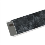 Плинтус для столешницы (пластиковый, ДД-46, КАСТИЛЛО темный, L=3м)