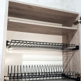 фото 2 -Сушка 600мм ЧЕРНЫЙ UMМ-26 (УСИЛЕННЫЙ посудосушитель 2 уровня, 2 поддона)