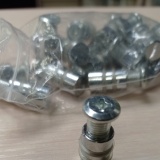 фото 3 -Полкодержатель для стекла (силикон, бочонок, сверление, комплект, 1шт.)