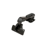 Петля 3D мебельная УГЛОВАЯ 45° с доводчиком (ЧЕРНЫЙ, LM-PROF, Softly Clap, 105°)